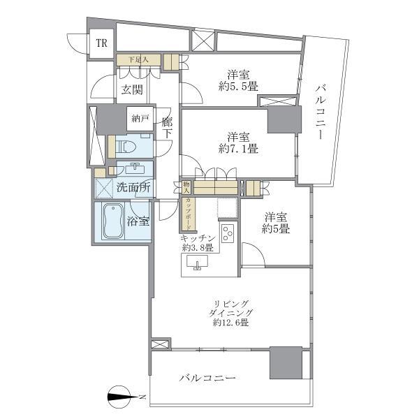 ＢｒｉｌｌｉａＴｏｗｅｒ池袋 間取り