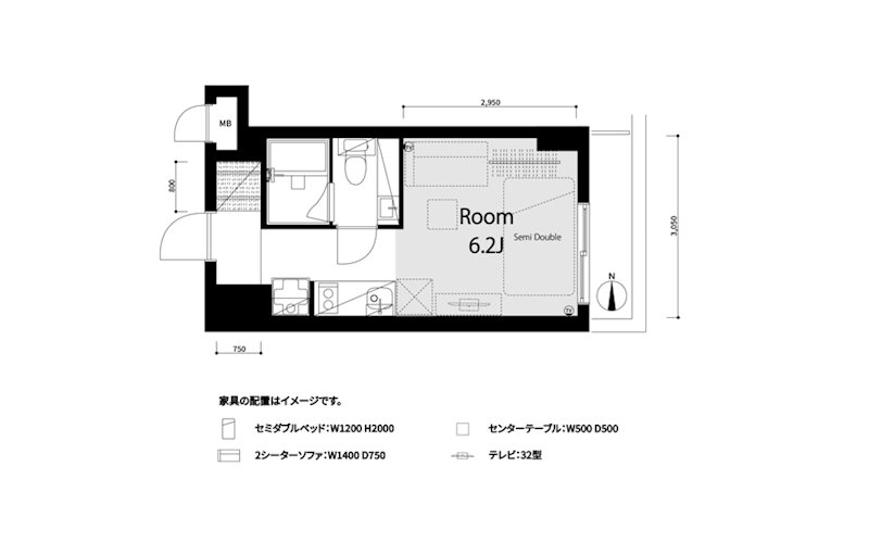 ダイアパレス御苑前 間取り