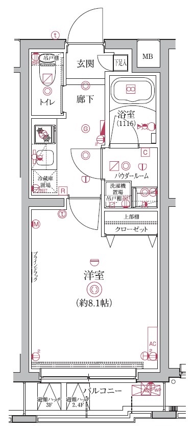 クオリタス護国寺 間取り