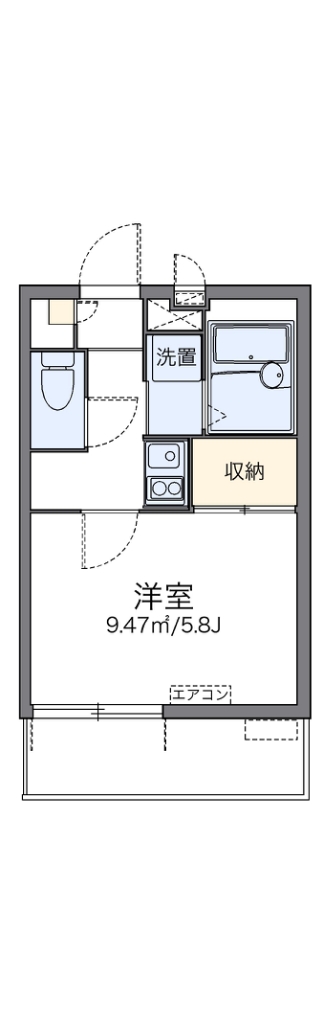 レオパレスパルフェタムール北沢 間取り