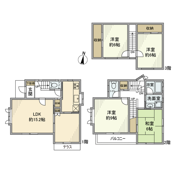 下高井戸戸建 間取り