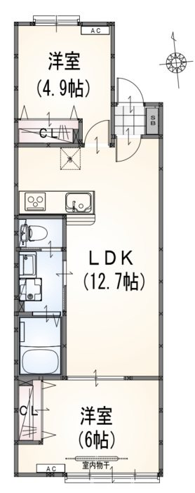アントルタン桜上水 間取り