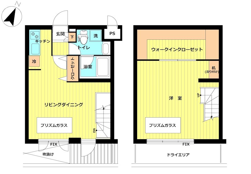 ﾐﾙｰﾑ赤坂弐番館 101号室 間取り