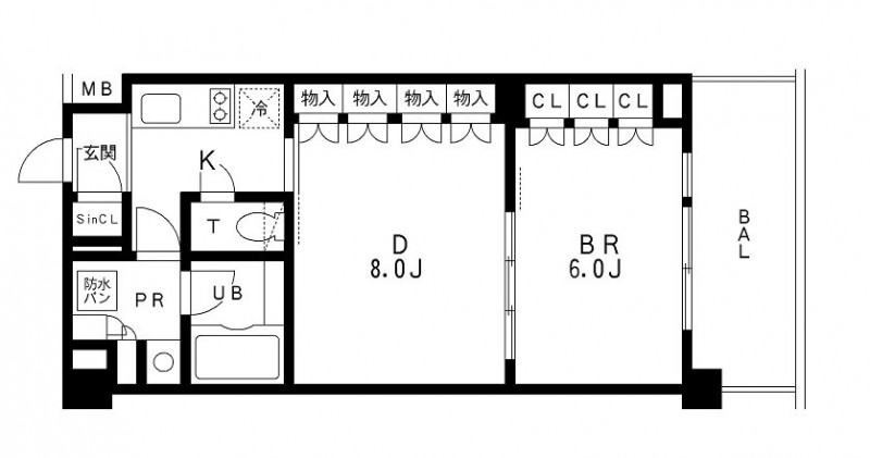 レジディア池袋 間取り図