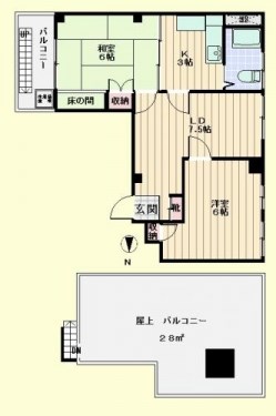 メゾンシルクロード 間取り