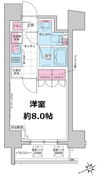 ステラメゾン三軒茶屋 間取り