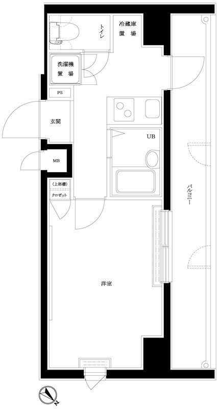 ルーブル西五反田弐番館 間取り
