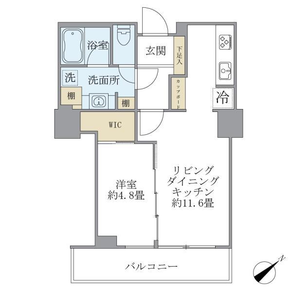 東京ツインパークス　ライトウイング 間取り