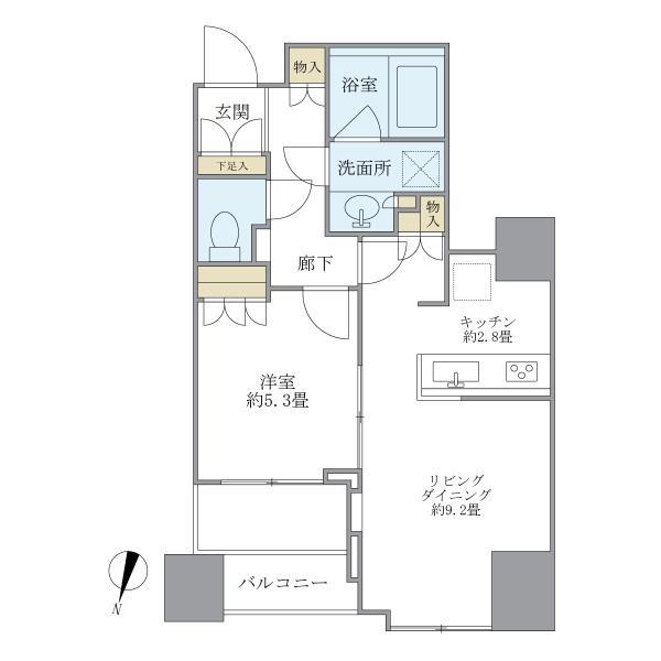 大崎ウエストシティタワーズＷＥＳＴ 間取り
