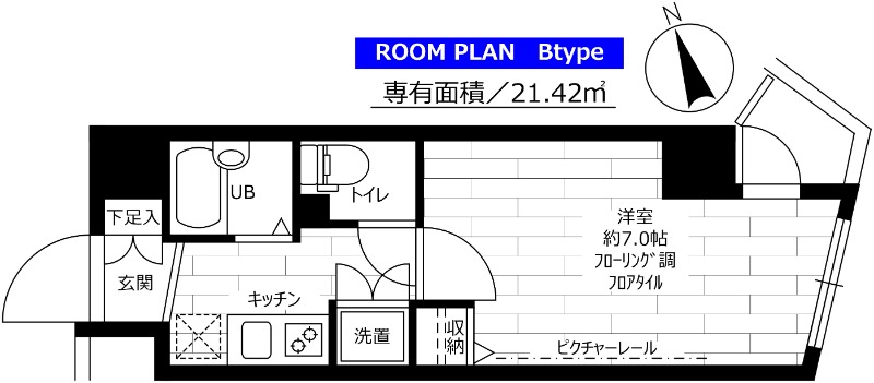 ステージファースト三軒茶屋アジールコートⅡ 間取り