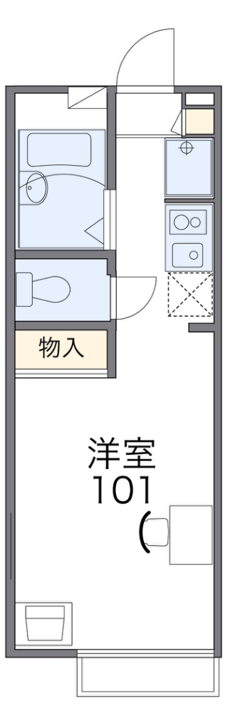 レオパレスフォーブル下馬 間取り