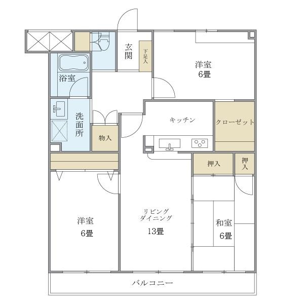 ヴィラ経堂 間取り