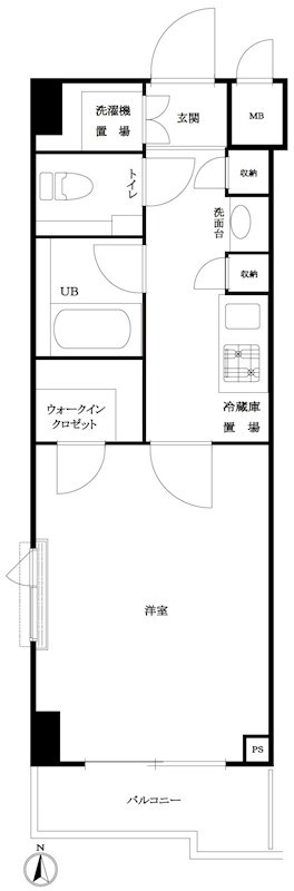ルーブル泉岳寺前 間取り