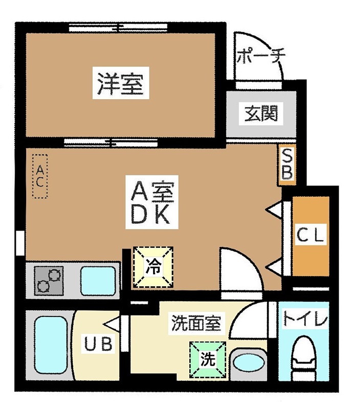 AZURE Meguro Gohongi 間取り