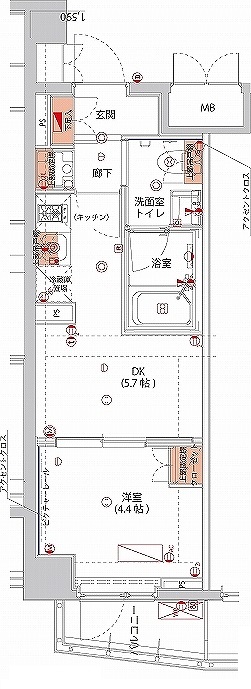 ハーモニーレジデンス神楽坂ヒルズsecond 間取り
