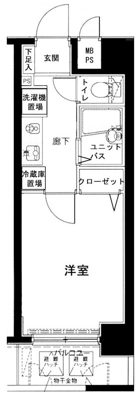 メインステージ巣鴨 間取り