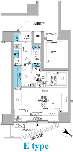 フェニシア三軒茶屋 間取り