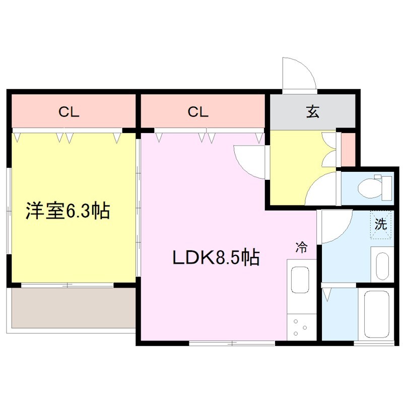 ティーエス代沢 間取り図