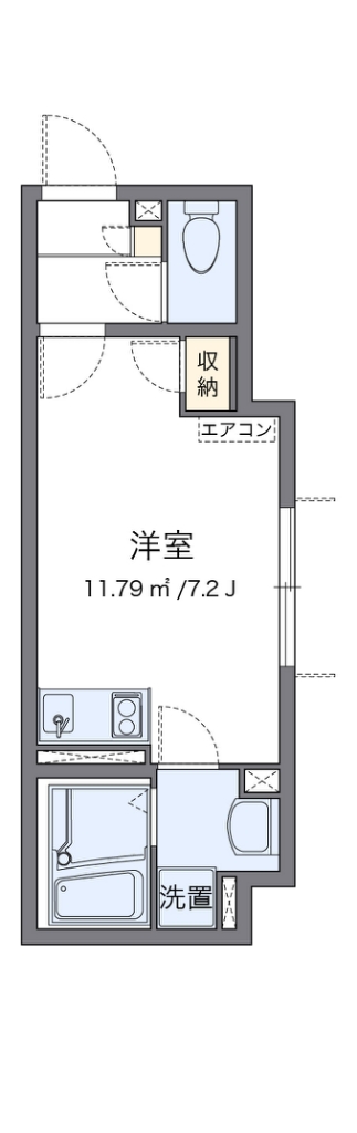 クレイノパル　ラ　パ 103号室 間取り