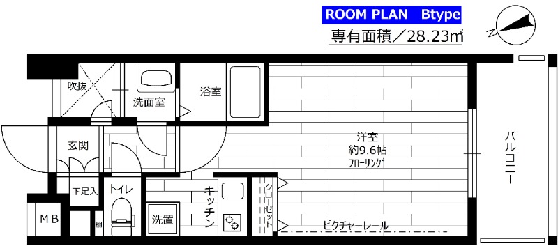 ステージファースト中野駅前 間取り図