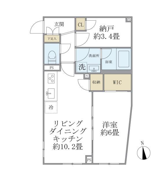 ウェルスクエア中延ＩＩ 間取り図