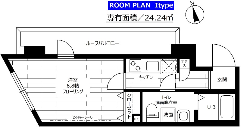 ステージファースト池尻大橋 間取り図