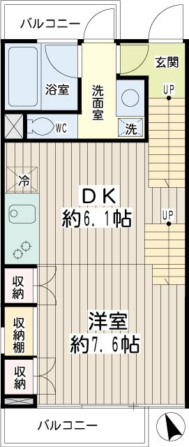 ＦＬＥＧ自由が丘ＥＬ 間取り図
