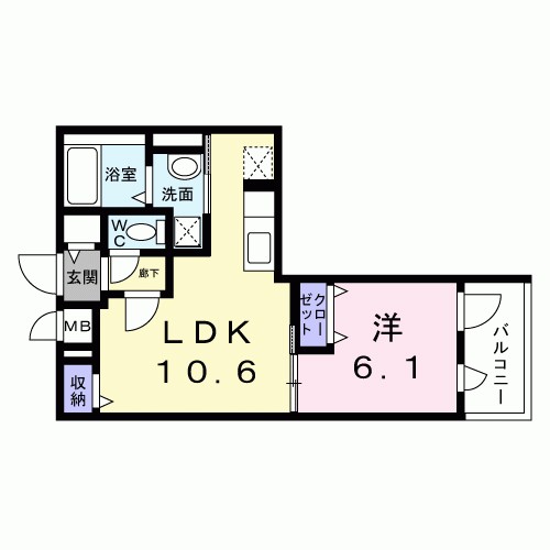 クラルテ目白 間取り図