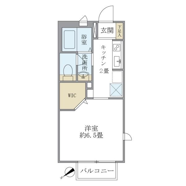 リヴェール高円寺 201号室 間取り