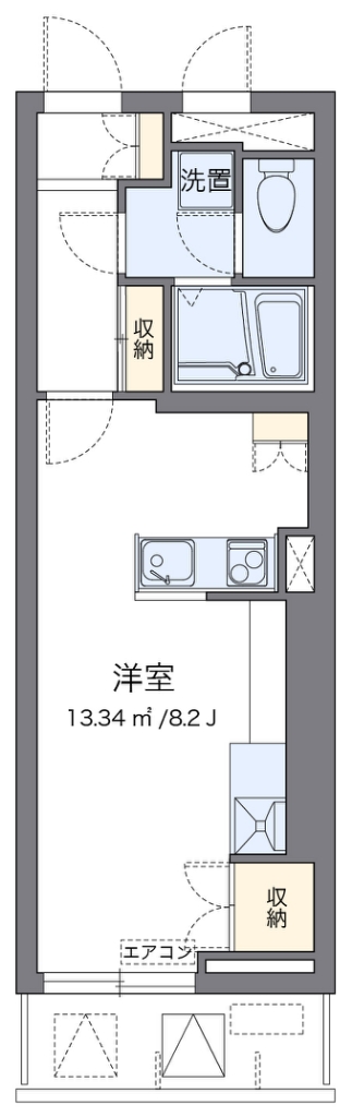 レオネクストアルバーロ原宿 302号室 間取り