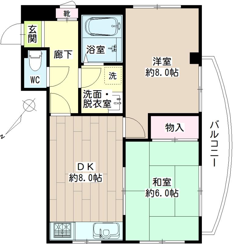 HOKI　HAUS千歳船橋 00201号室 間取り