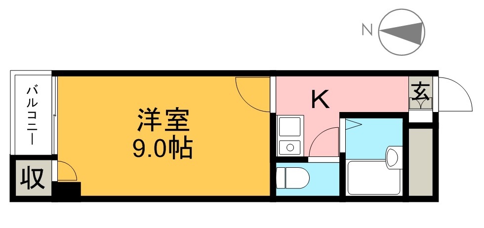 シティガーデン升形 間取り図
