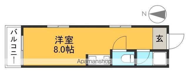コーポ上町 302号室 間取り