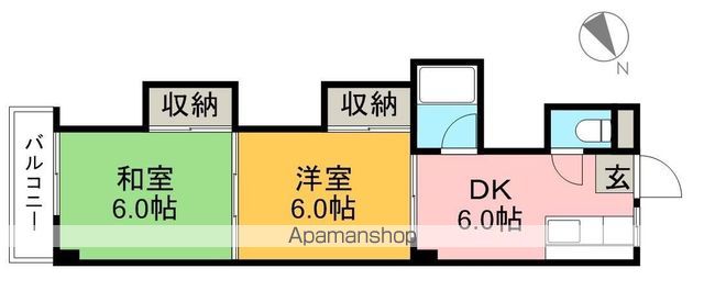 アサモマンション 306号室 間取り