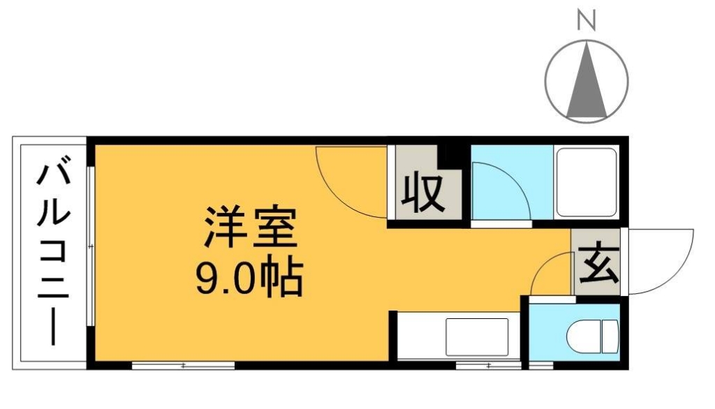 パークハイツ相模 205号室 間取り