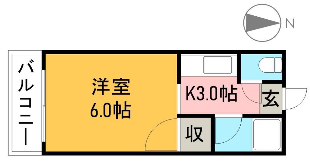 パークハイツ相模 間取り図