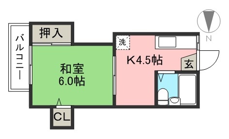 ハウスＴＴＭ 202号室 間取り