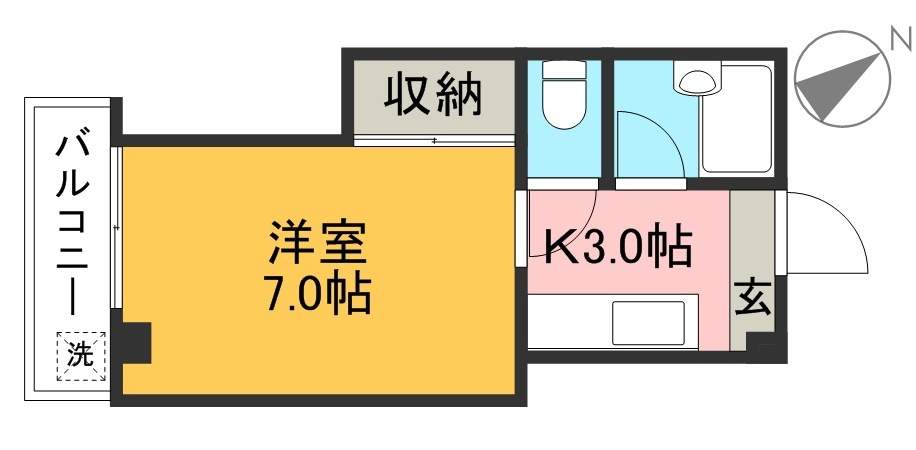 ハイツイーストクラウド 402号室 間取り