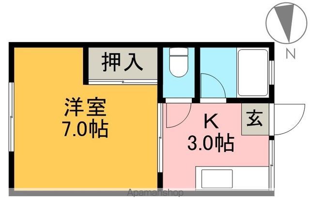 シティハイムＡＭＩＴＩＥ 105号室 間取り