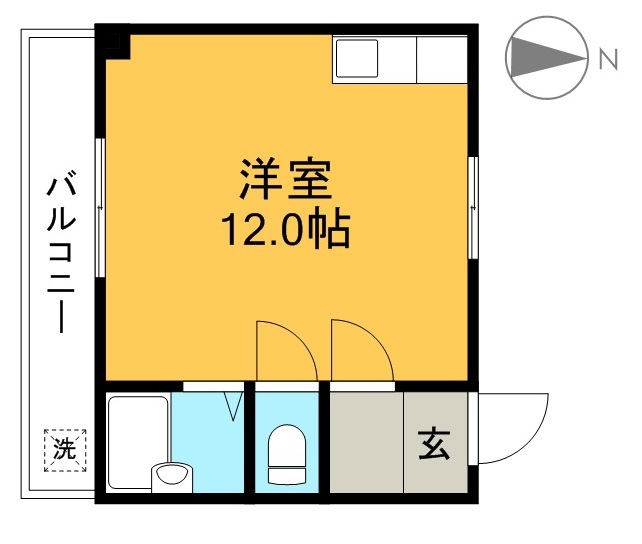 サンシティ船戸 305号室 間取り