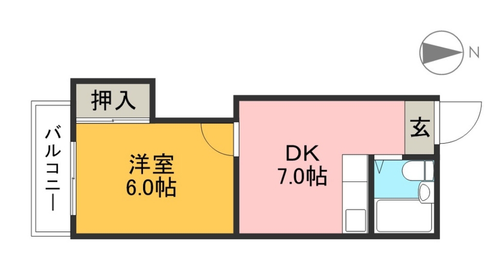 藤本商事第二ビル 302号室 間取り