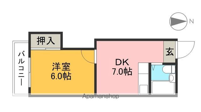 藤本商事第二ビル 302号室 間取り