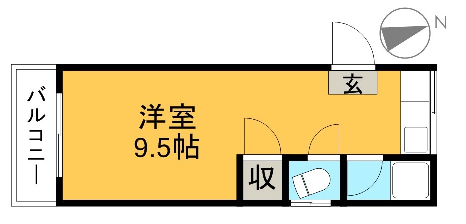 ＢＧプラス 202号室 間取り