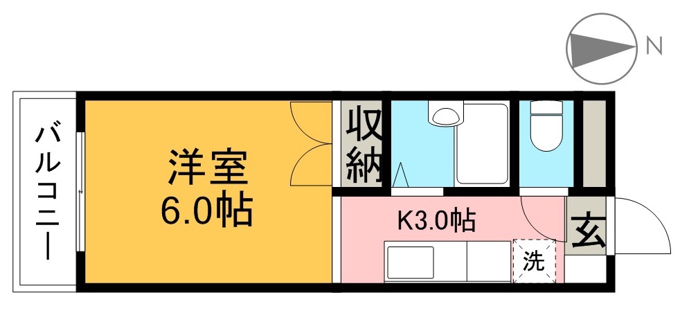 紅葉ハイツ 間取り図