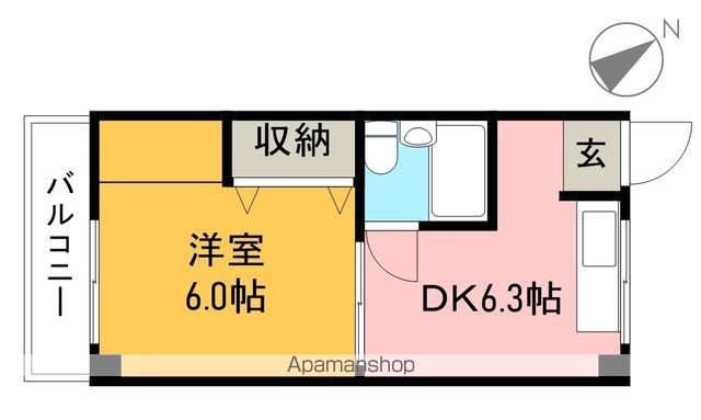 ＳＡＫＵＲＡハイツ 303号室 間取り