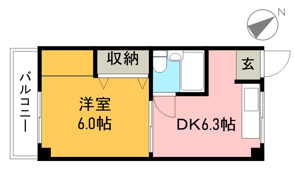 ＳＡＫＵＲＡハイツ 間取り図