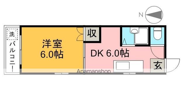藤本商事第三ビル 401号室 間取り