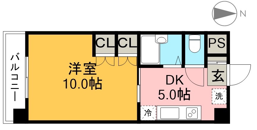 ＮＫオーシャンヒル 201号室 間取り