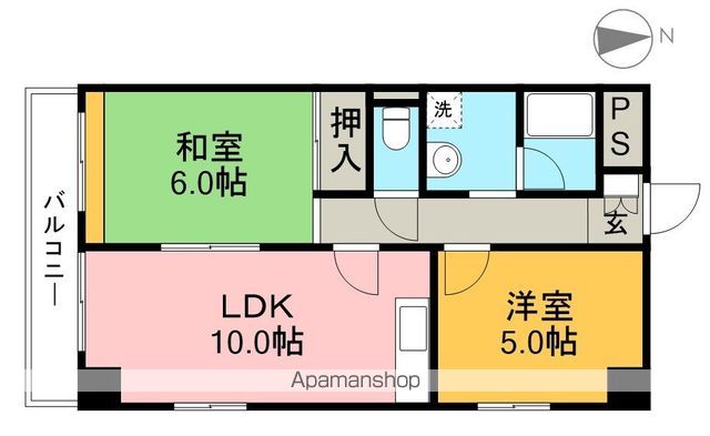 グランリーオ 306号室 間取り