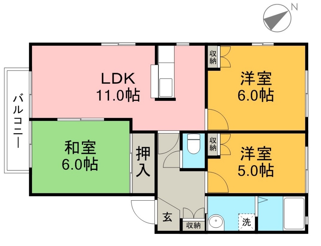 フェリーチ・ア・カーサ 間取り図